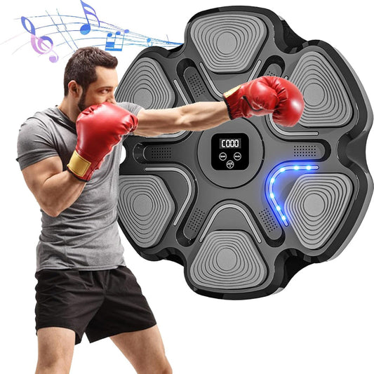 Smart Music Boxing Machine Interactive Home Boxing Trainer With Lights Guiding Punches